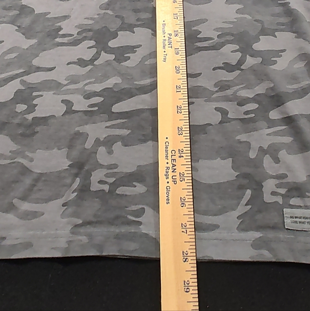 Life is Good Men's Crusher Crew Neck Tee - Gray Camo -Buck Buck Moose Size XLM - Picture 7 of 8